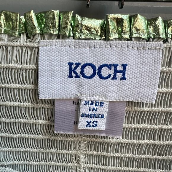 Koch Erica Skirt in Metallic Mint Size XS - Picture 4 of 5